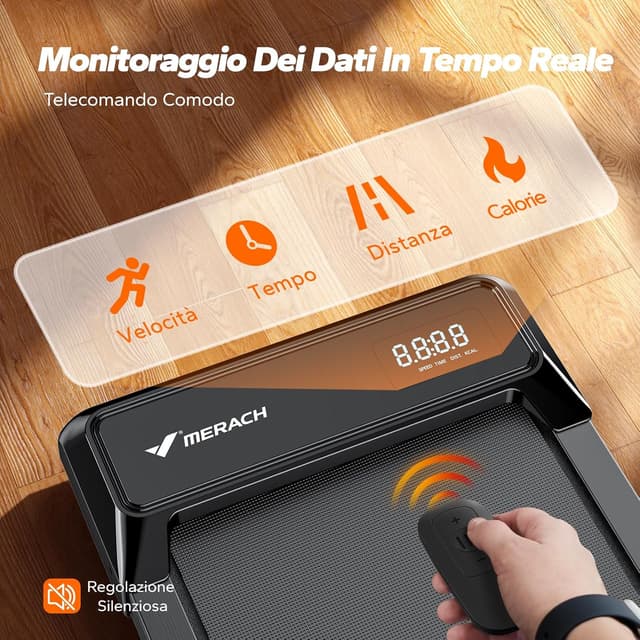 Thumbnail 5 de MERACH Tapis Roulant 2,5 HP Walking Pad