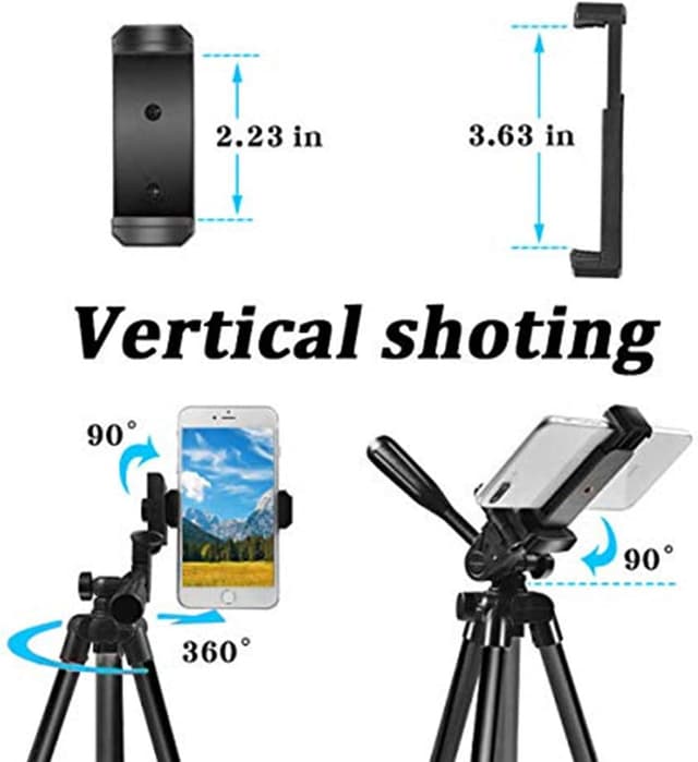 Detalle de LINKCOOL Phone tripod 42 inch aluminium