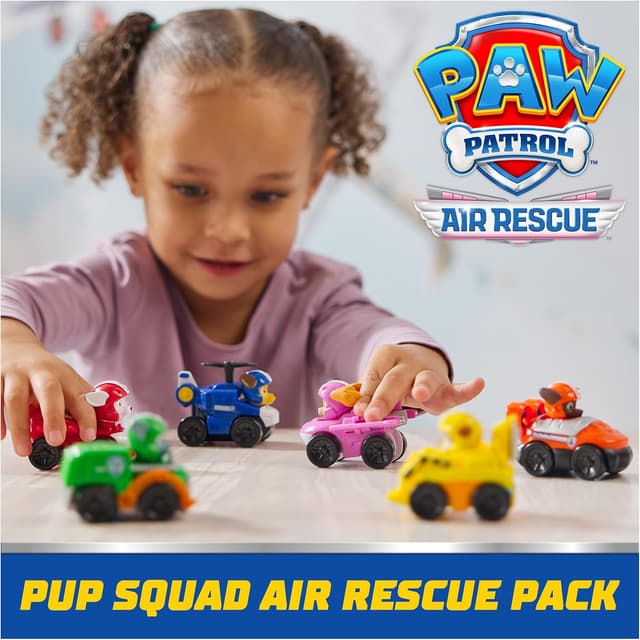 Thumbnail 1 de Paw Patrol Air Rescue 6-Piece Pup Squad Racers