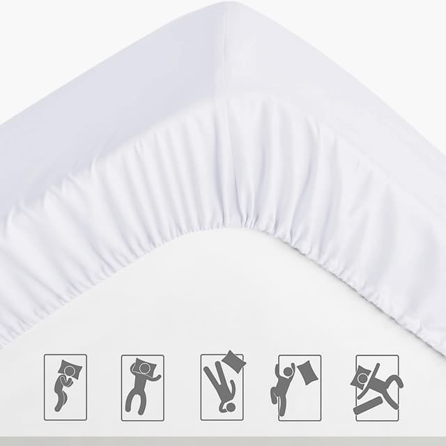 Detalle 2 de Pamposh King Size Fitted Sheets 40 cm Pocket