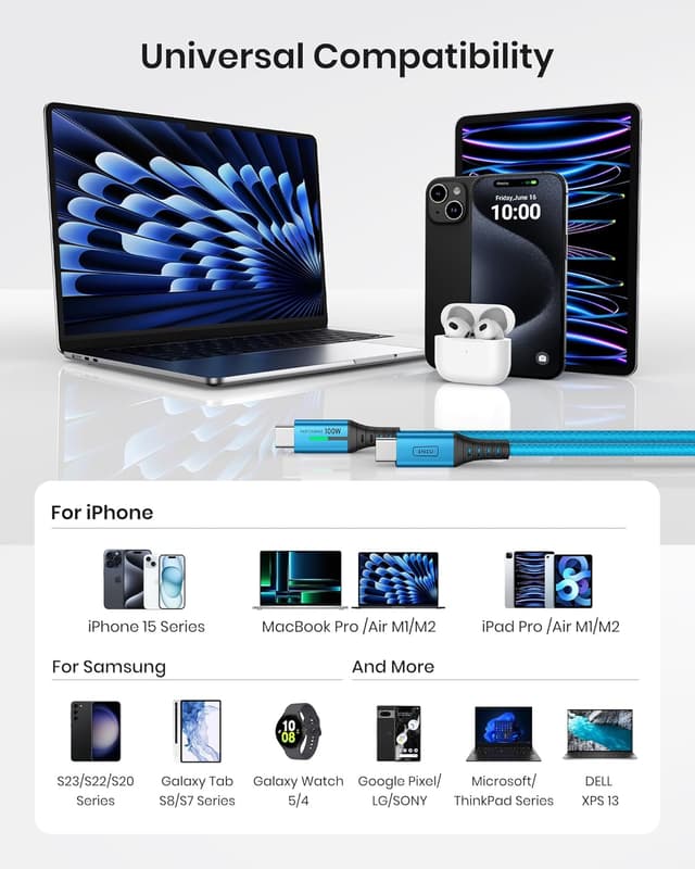 Thumbnail 5 de INIU USB C Ladekabel 100W 2m