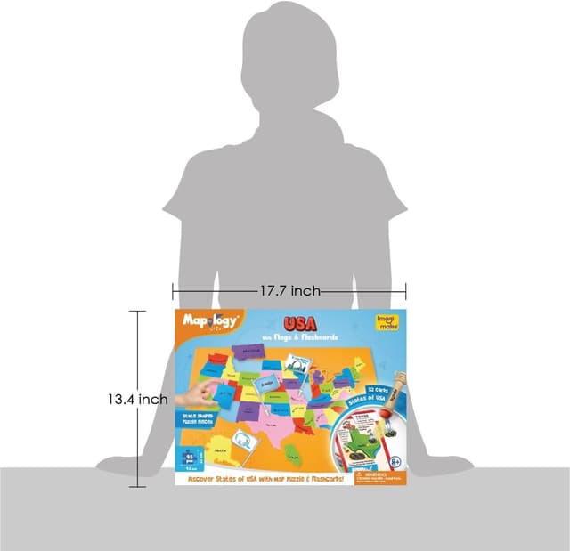 Thumbnail 6 de Imagimake Mapology US Map Puzzle 50 🧩
