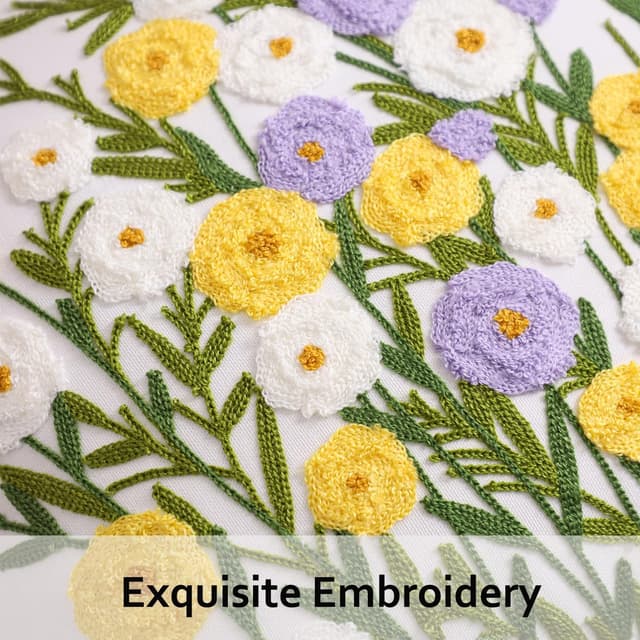 Detalle 2 de Tosleo Kissenbezug 45x45 Orange Blumen