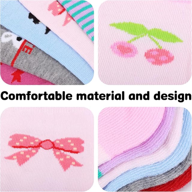 Detalle de L&K-II set da 12 paia di calzini bambino in cotone con elastan 2808VA