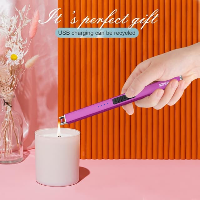 Thumbnail 1 de JETPRO Electric Arc Windproof USB Lighter 1‑PC