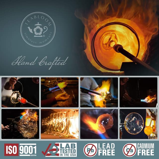 Thumbnail 6 de Teabloom Glass Teapot with Infuser 34oz