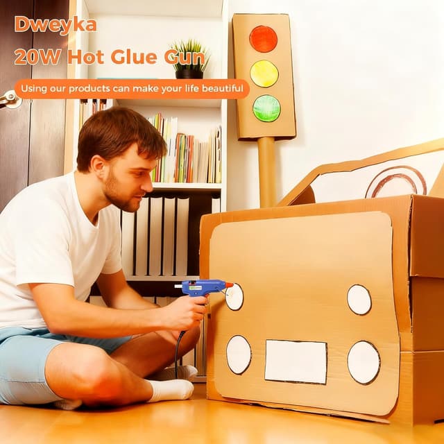 Thumbnail 5 de Dweyka Mini Pistola de Pegamento 20W para manualidades