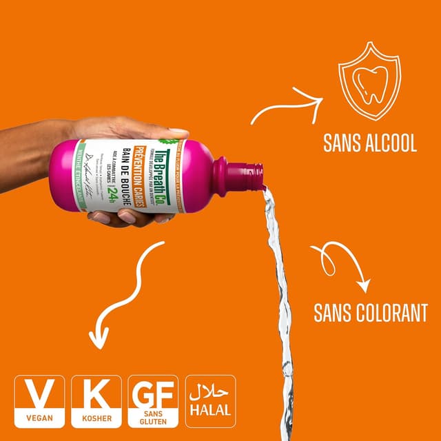 Thumbnail 1 de The Breath Co. Bain de Bouche Menthe 500ml