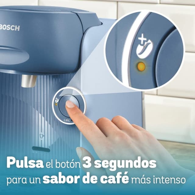 Detalle 2 de Bosch Tassimo Finesse TAS16B51400W Cafetera de Cápsulas Azul