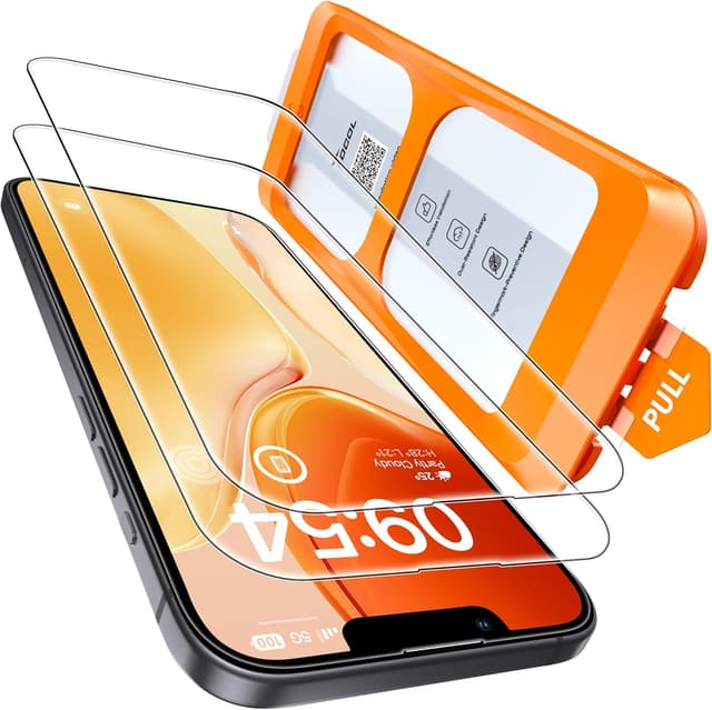 Thumbnail 6 de TOCOL Schutzfolie für iPhone 15 6,1 Zoll 9H Panzerglas