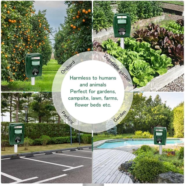 Thumbnail 4 de Livoni Cat Repellent Foxes Repellers Ultrasonic Solar