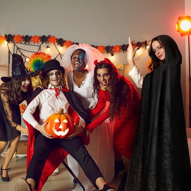 Thumbnail 6 de AOOWU Umhang mit Kapuze für Halloween