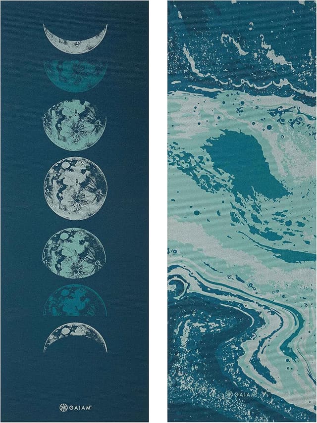 Thumbnail 1 de Gaiam Yoga Mat 68" x 24" 6mm Reversible Exercise Mat 🧘♀
