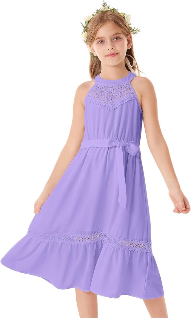 Thumbnail 6 de Robe d'été en dentelle pour fille 6Y 👗