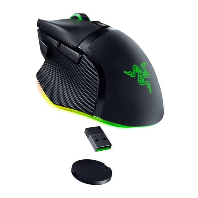Detalle de Razer Basilisk V3 Pro ratón inalámbrico gaming 🖱