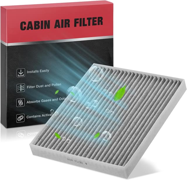 Detalle de BDFHYK Cabin Air Filter with Activated Carbon for Kia Forte (2019-2023) and Hyundai Accent/Elantra (2017-2022)