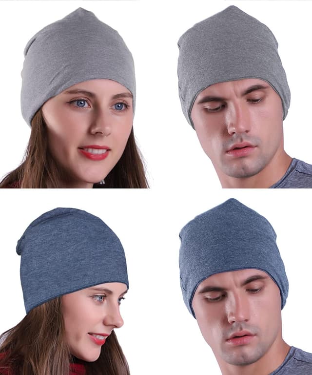 Detalle 2 de EMPIRELION 9" multifunktionale leichte Running Beanie (Schädelkappe, Helmunterziehmütze, Schlafkappe) für Damen & Herren