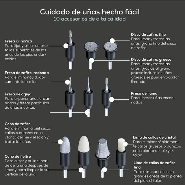 Thumbnail 4 de Beurer MP 84 Edition 🦶 Set eléctrico de manicura y pedicura