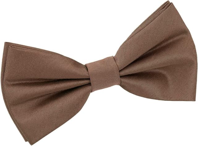 Detalle de DQT Plain Shantung Wedding Tuxedo Pre-Tied Bow Tie for Men
