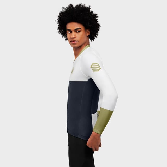 Detalle 1 de Siroko M2 Bavaria Maillot manga larga para hombre 🏊