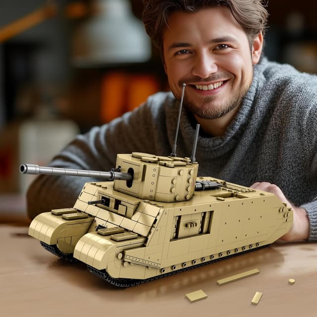 Detalle 2 de Reobrix Set di Costruzione Carro Armato TOG2 77032 (1427 pezzi) World of Tanks