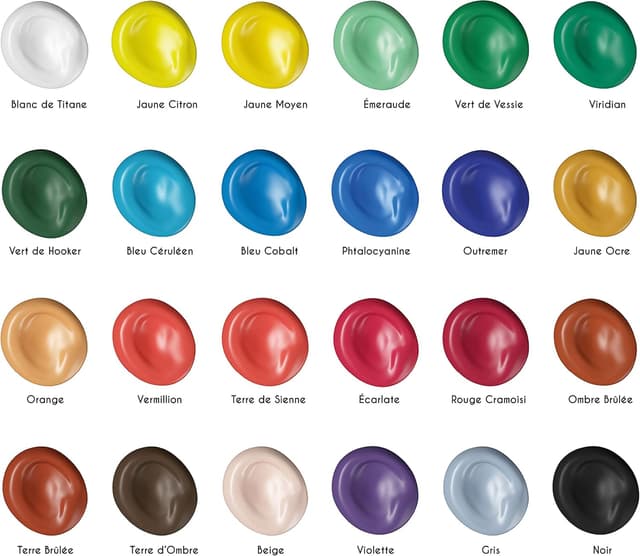 Thumbnail 1 de Zenacolor Peinture acrylique 24 tubes 🎨