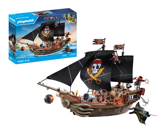 Detalle de Playmobil Gran barco pirata juguete 4 años 🚢