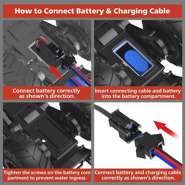 Thumbnail 2 de HOMETALL Amphibious 1:16 RC Monster Truck