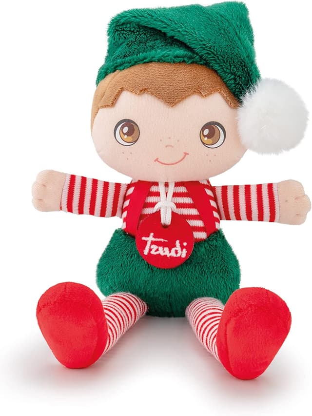 Detalle de Trudi Elfo Rudy elfo natalizio in peluche (modello TUDP6220) taglia M