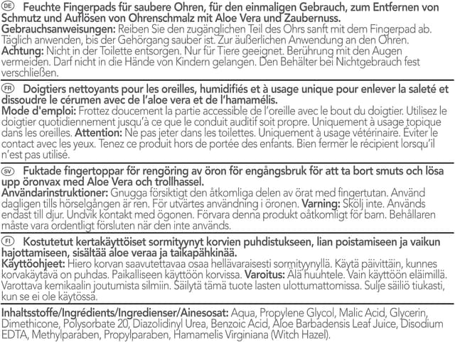 Thumbnail 1 de Vet's Best Hunde Ohrreinigungstücher 50 Stück