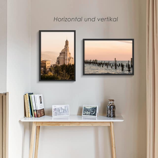 Thumbnail 4 de QPQIYIY Bilderrahmen A3 Set 3 Schwarz