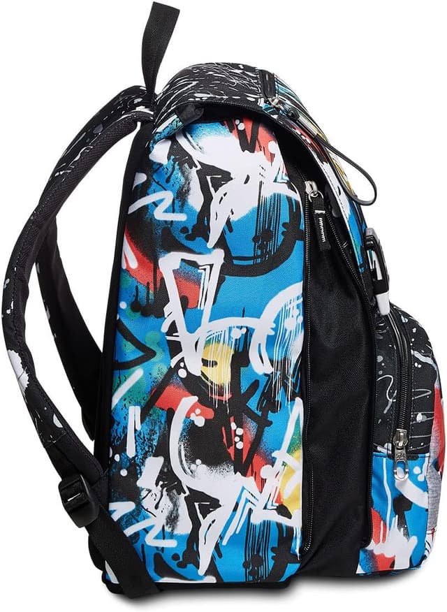 Detalle 2 de Seven Zaino Scuola Estensibile a doppio scomparto Nero/Navybush Boy (28 lt)