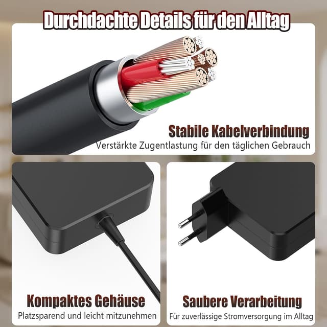 Thumbnail 5 de 65W Laptop Ladekabel für Lenovo Ideapad