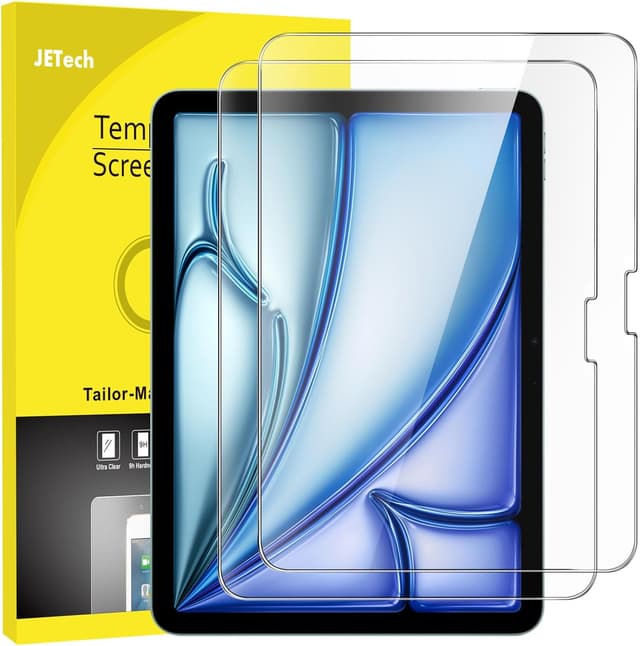 Thumbnail 6 de JETech Protection d’écran en verre trempé pour iPad A16 (11e/10e génération) – Lot de 2, HD clair