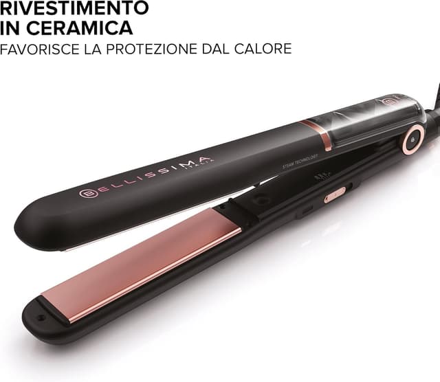 Detalle 2 de Bellissima Imetec My Pro Steam B28 piastra professionale a vapore con rivestimento in ceramica