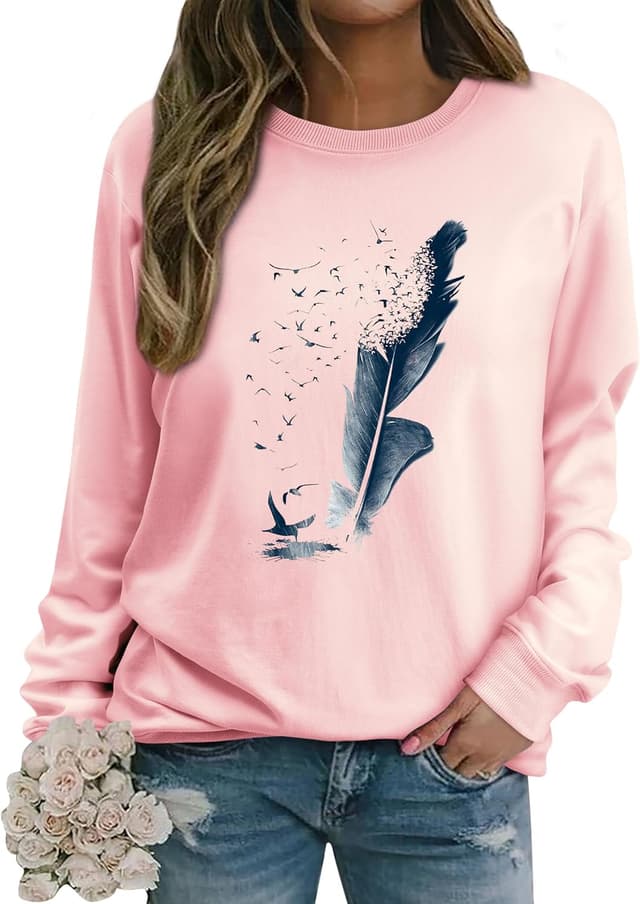 Thumbnail 6 de Dresswel Damen Pullover Sweatshirt mit 95% Baumwolle