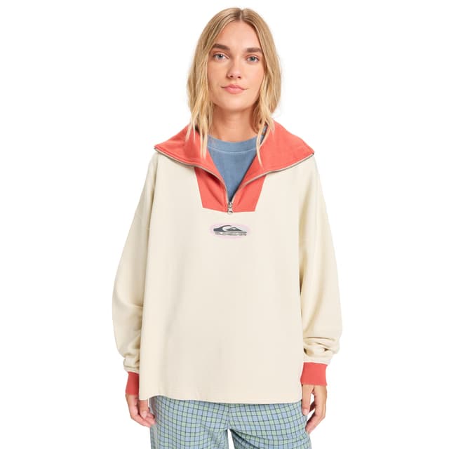 Detalle de Quiksilver Sungai Block Jersey mujer 280 g/m²