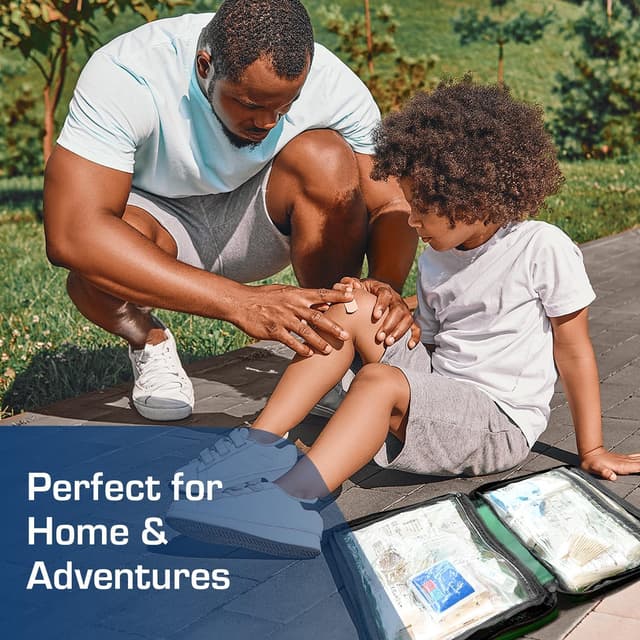 Thumbnail 2 de 180 Piece First Aid Kit Refill with Eyewash and Blanket 🩹