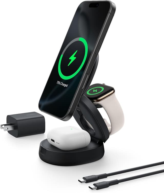 Detalle de Belkin MagSafe 3-in-1 15W Charger