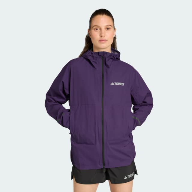 Imagen de Adidas Terrex Xperior CLIMAPROOF chaqueta fina Violeta en OfertitasTOP