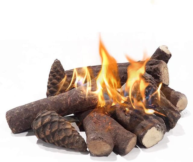 Imagen de ART TO REAL Ceramic Pine Cone Logs 9 pcs en OfertitasTOP