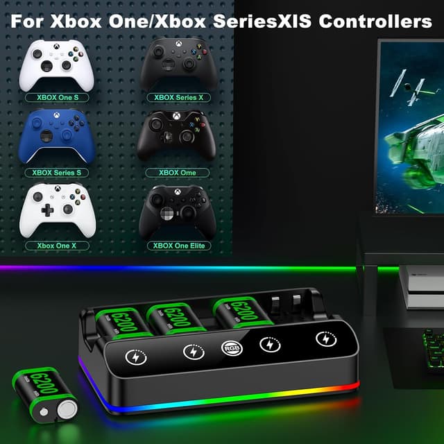 Thumbnail 5 de Xbox One/Series Rechargeable Battery Pack 6200mWh