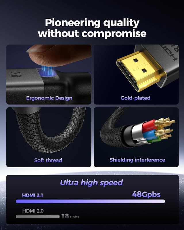 Thumbnail 5 de Silkland 10K HDMI 2.1 Kabel 5m für 8K