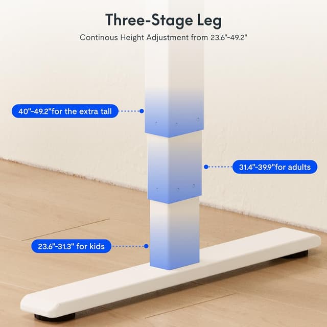 Thumbnail 5 de FLEXISPOT Scrivania Elettrica Regolabile 140×80 con Doppio Motore