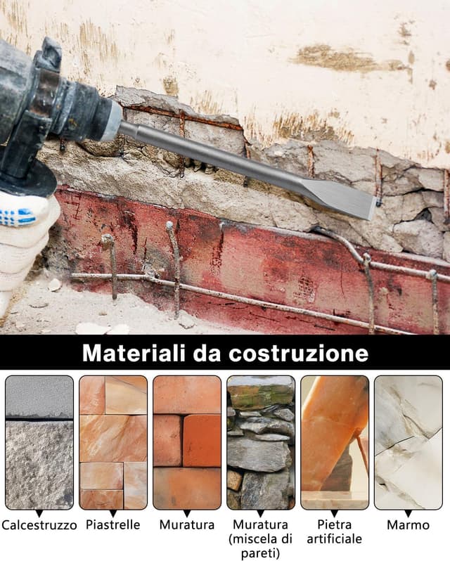 Thumbnail 4 de Lytool Set 6 Scalpelli SDS-Plus 🛠