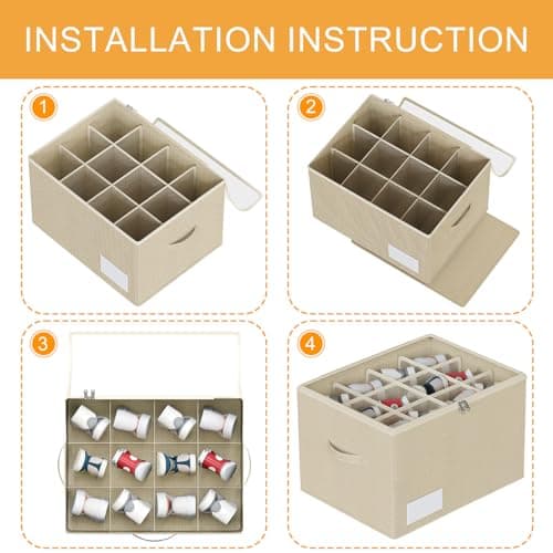 Thumbnail 6 de WANGIRL organizador de zapatos para armario (caben 12 pares) con tapa transparente y asas reforzadas