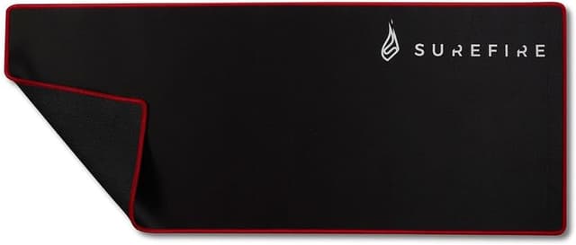 Detalle de SureFire Silent Flight 680 Gaming-Mauspad (680 x 280 x 3 mm) – rutschfeste Gummi-Basis