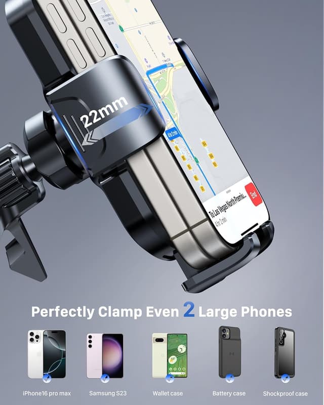 Thumbnail 5 de YOSH Car Phone Holder Round Air Vent for Mini Cooper