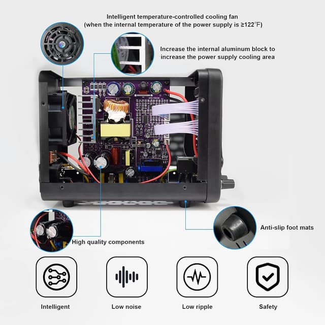 Thumbnail 4 de NANKADF Labornetzteil 0-30V 0-10A