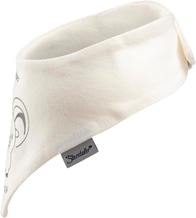 Detalle de Sterntaler Baby Halstuch Sternzeichen (Waage) Ecru – unisex mit Klettverschluss